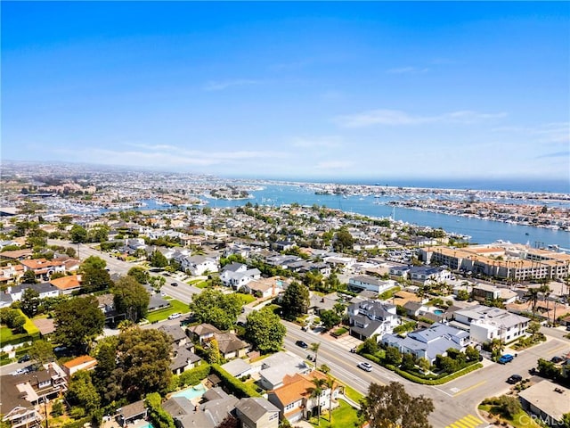 503 Saint Andrews Rd Unit E, Newport Beach, CA 92663 - aerial view of residential area with a large body of water