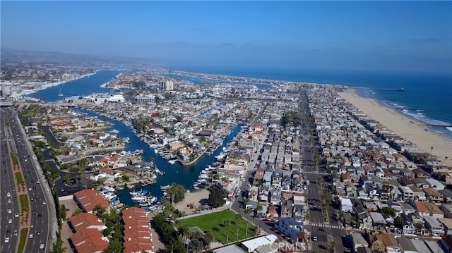 503 Saint Andrews Rd Unit E, Newport Beach, CA 92663 - aerial overview of property's location with a nearby body of water