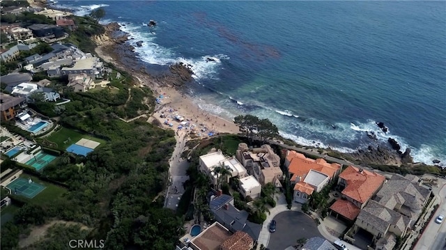 503 Saint Andrews Rd Unit E, Newport Beach, CA 92663 - aerial view of property and surrounding area with extended coastline and nearby suburban area