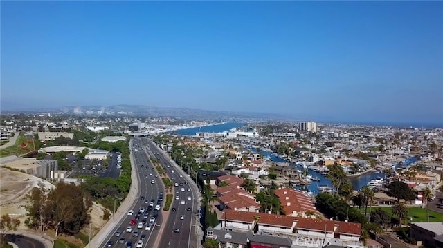 503 Saint Andrews Rd Unit E, Newport Beach, CA 92663 - view of urban area with a main thoroughfare and a nearby body of water