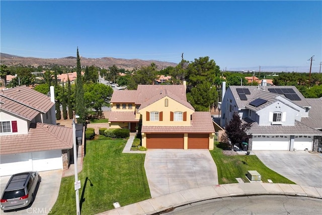 39513 Daylily Pl, Palmdale, CA 93551 - aerial view of residential area featuring a mountain backdrop