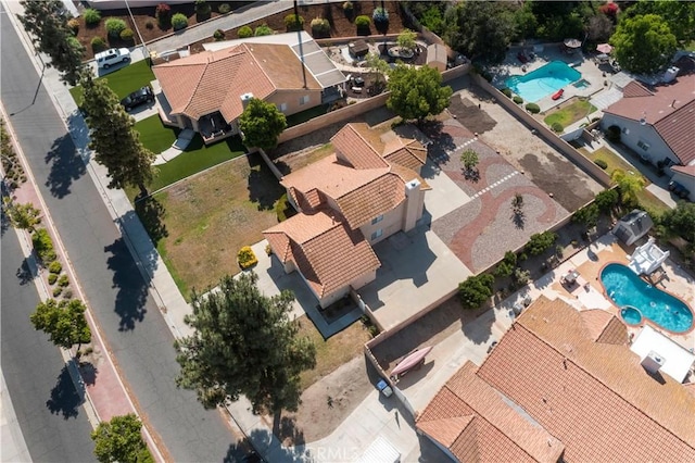 6879 Mission Grove Pkwy N, Riverside, CA 92506 - aerial view of a pool