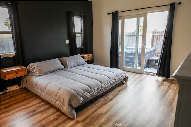 1639 La Selva Ave, Grover Beach, CA 93433 - bedroom featuring wood finished floors and access to outside