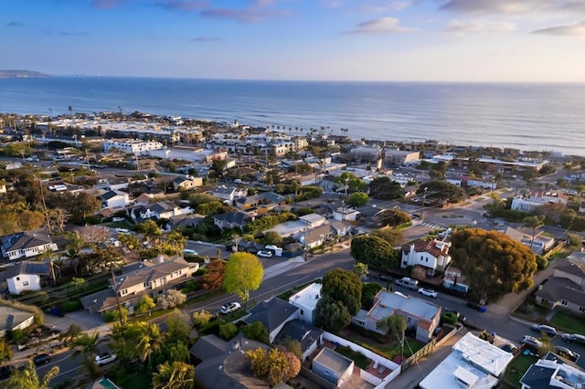 608 Forward St, La Jolla, CA 92037 - aerial view of property and surrounding area with a nearby body of water and nearby suburban area
