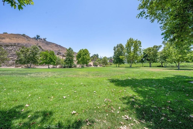 24523 Via Esquina, Calabasas, CA 91302 - view of grassy yard featuring a mountain view