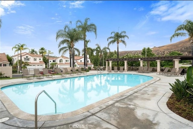24523 Via Esquina, Calabasas, CA 91302 - community pool featuring a residential view and a patio