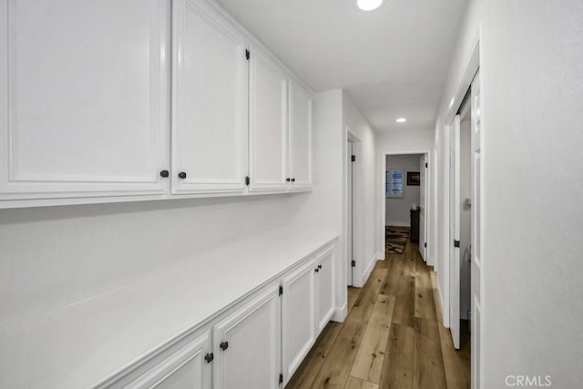 24523 Via Esquina, Calabasas, CA 91302 - hall featuring recessed lighting and light wood-type flooring