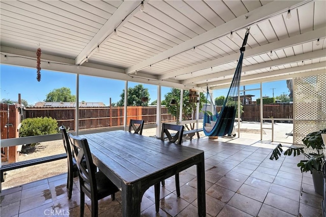 951 W Olive St, Corona, CA 92882 - fenced backyard with a patio area and outdoor dining space
