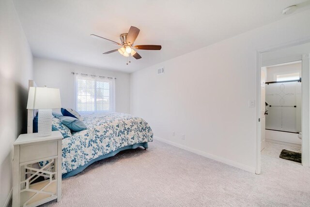 15020 Penasquitos Dr, Rancho Penasquitos, CA 92129 - carpeted bedroom with baseboards and a ceiling fan