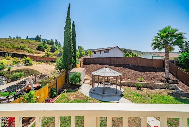 15020 Penasquitos Dr, Rancho Penasquitos, CA 92129 - fenced backyard with a gazebo