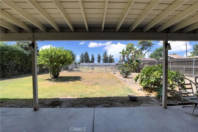1582 Hardt St, San Bernardino, CA 92408 - fenced backyard with a patio area