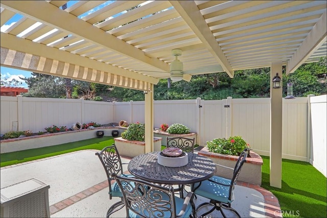 25225 Avenida Tranquila, Lake Forest, CA 92630 - fenced backyard featuring a patio and a pergola