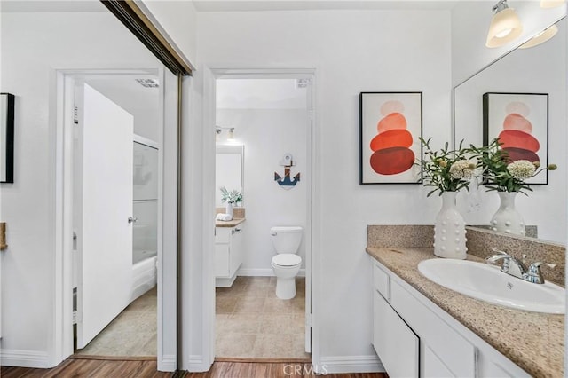23640 Monument Canyon Dr Unit C, Diamond Bar, CA 91765 - full bath with vanity, shower / washtub combination, and wood finished floors