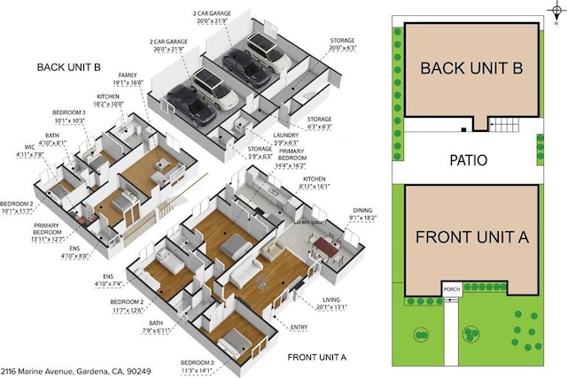 2116 Marine Ave, Gardena, CA 90249 - view of home floor plan
