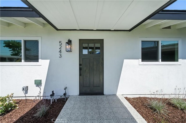 5243 Tara Pl, San Diego, CA 92117 - property entrance featuring stucco siding