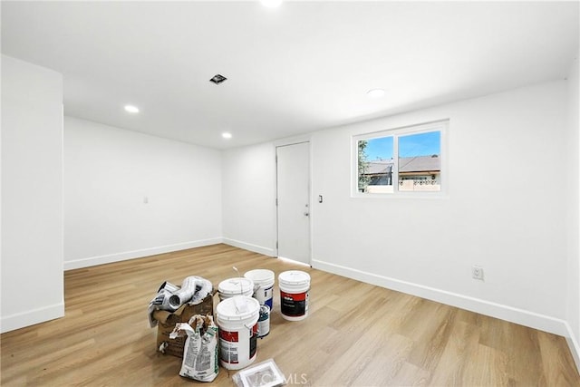 1170 Turquoise St, Hemet, CA 92543 - basement featuring wood finished floors and recessed lighting