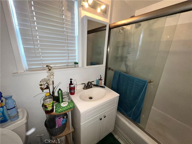 3855 Maine Ave, Baldwin Park, CA 91706 - full bath with shower / bath combination with glass door and vanity