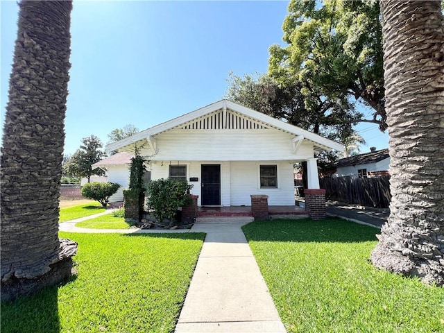3855 Maine Ave, Baldwin Park, CA 91706 - bungalow-style house with a porch