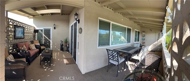 1501 Pelham Unit 127F, Seal Beach, CA 90740 - view of patio / terrace with an outdoor hangout area