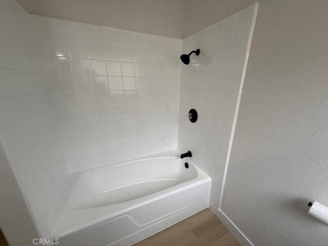 828 Ellen St, Colton, CA 92324 - full bathroom featuring wood finished floors and  shower combination