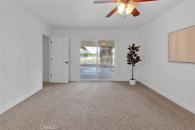 12490 Palomino Ln, Apple Valley, CA 92308 - spare room with carpet flooring and ceiling fan