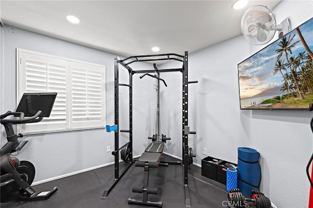 13220 February Dr, Corona, CA 92879 - workout room with recessed lighting