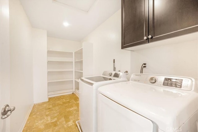 1920 Clementine St, Redlands, CA 92374 - laundry room with washer and clothes dryer and cabinet space