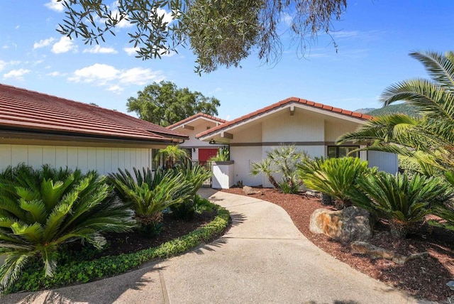 32204 Wiskon Way, Pauma Valley, CA 92061 - view of front of house with a tile roof and a gate