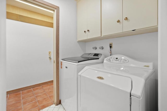 32204 Wiskon Way, Pauma Valley, CA 92061 - laundry area featuring cabinet space, washing machine and dryer, and light tile patterned floors