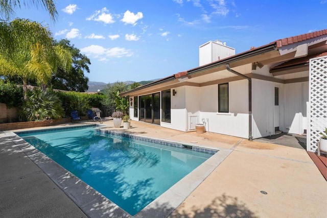 32204 Wiskon Way, Pauma Valley, CA 92061 - view of swimming pool with a patio and a mountain view