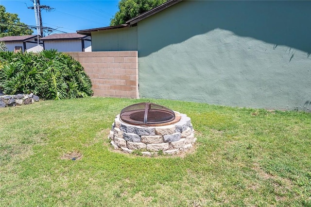 4903 Brayton Ave, Long Beach, CA 90807 - view of yard featuring an outdoor fire pit