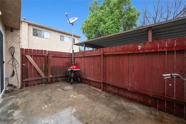 17061 Roscoe Blvd Unit 6, Northridge, CA 91325 - view of patio featuring a gate