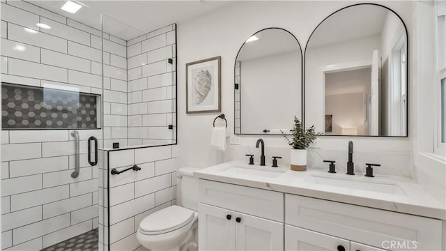 802 S Olive Ave, Alhambra, CA 91803 - full bath featuring a shower stall and double vanity