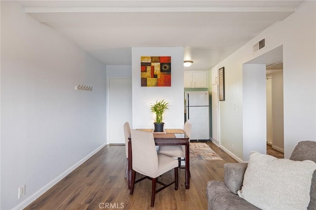 460 Golden Ave Unit 434, Long Beach, CA 90802 - dining space with dark wood-type flooring
