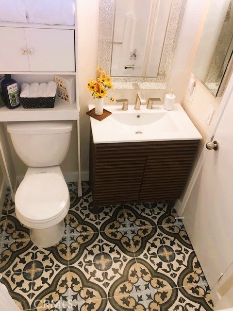 460 Golden Ave Unit 434, Long Beach, CA 90802 - bathroom featuring vanity and tile patterned flooring
