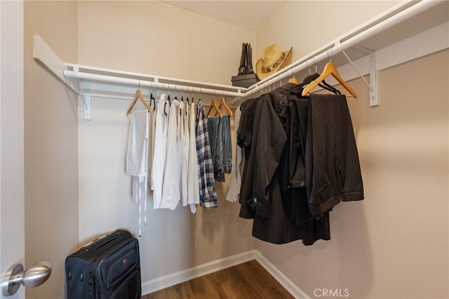 460 Golden Ave Unit 434, Long Beach, CA 90802 - spacious closet featuring wood finished floors