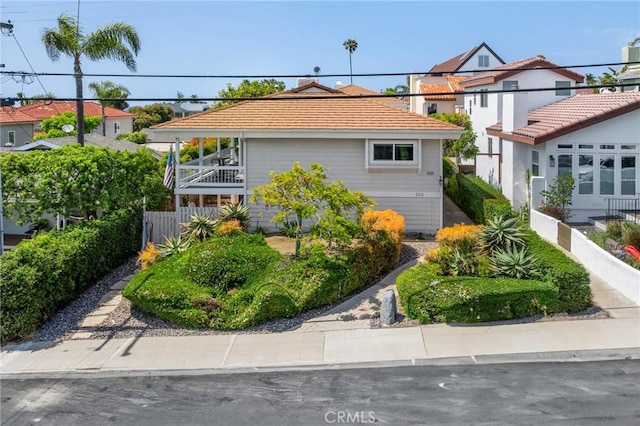626 Arenas St Unit A, La Jolla, CA 92037 - view of front of home featuring a tiled roof