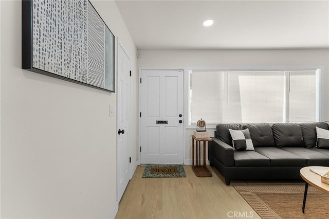 2998 N H St, San Bernardino, CA 92405 - foyer featuring wood finished floors and recessed lighting
