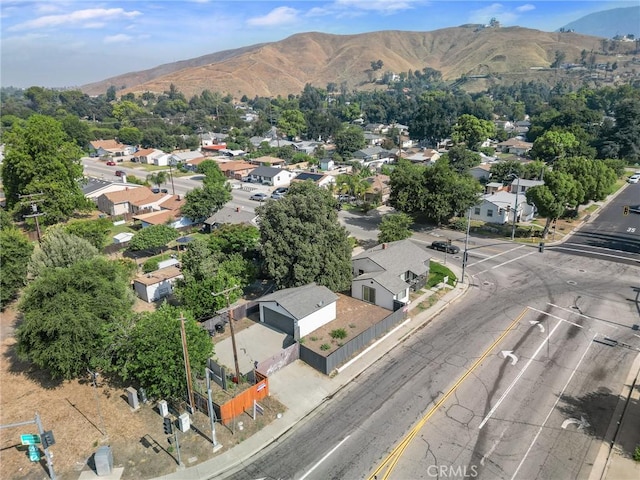 2998 N H St, San Bernardino, CA 92405 - aerial perspective of suburban area with a mountain backdrop