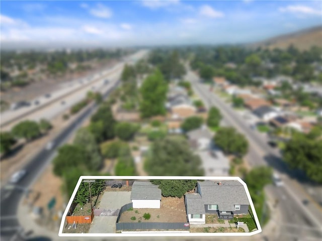 2998 N H St, San Bernardino, CA 92405 - aerial view of property's location featuring property parcel outlined