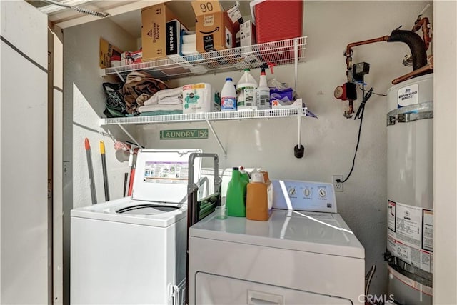 94 Cinnamon Teal, Aliso Viejo, CA 92656 - laundry area with water heater and separate washer and dryer
