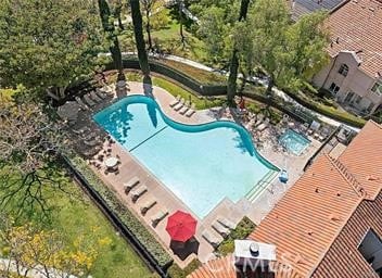 94 Cinnamon Teal, Aliso Viejo, CA 92656 - drone / aerial view of a pool
