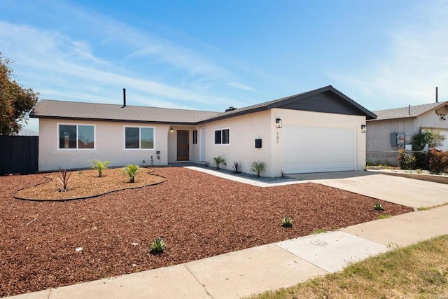 101 Coolwater Dr, San Diego, CA 92114 - ranch-style house featuring a garage, stucco siding, and driveway
