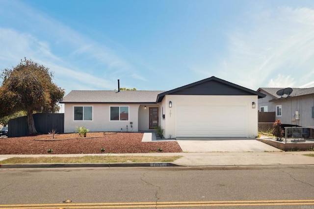 101 Coolwater Dr, San Diego, CA 92114 - ranch-style home with driveway, an attached garage, and stucco siding