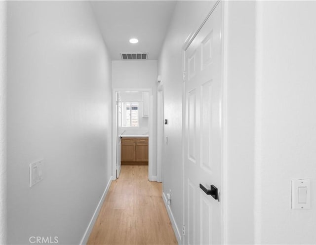 2517 Renata Ct, Thousand Oaks, CA 91362 - hall with light wood-style flooring and recessed lighting