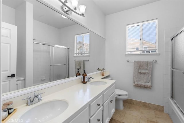 2517 Renata Ct, Thousand Oaks, CA 91362 - bathroom with double vanity and tile patterned flooring