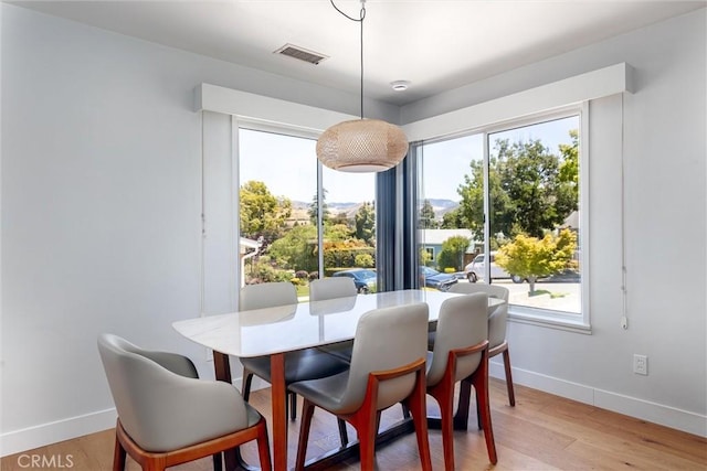 53 Rafael Way, San Luis Obispo, CA 93405 - dining space with baseboards and light wood finished floors