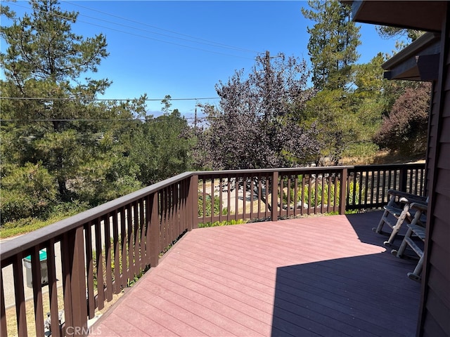1608 Bradford Rd, Cambria, CA 93428 - view of wooden terrace