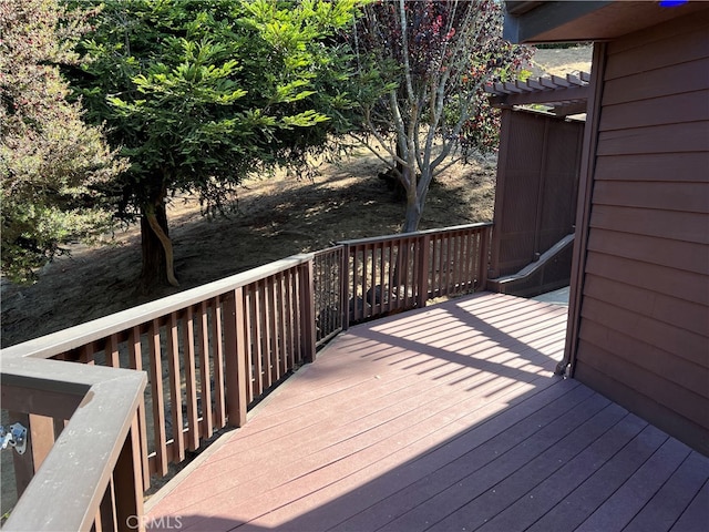 1608 Bradford Rd, Cambria, CA 93428 - view of wooden terrace
