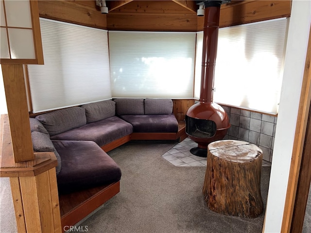 1608 Bradford Rd, Cambria, CA 93428 - living area featuring carpet floors